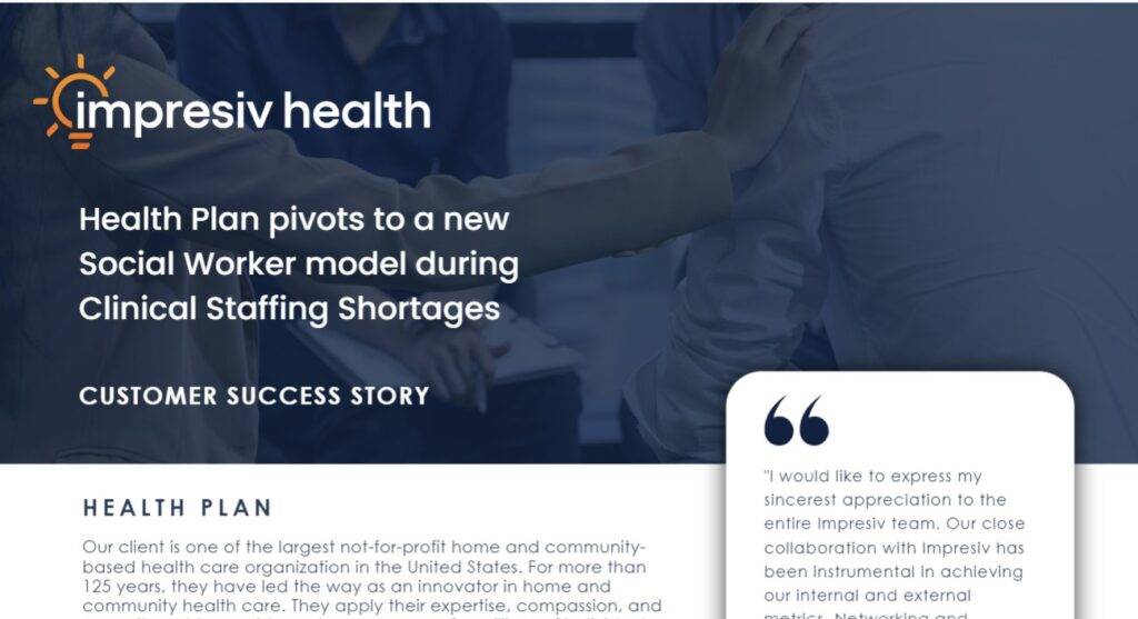 Impresiv Health Premier Healthcare Consulting and IT Services Partner